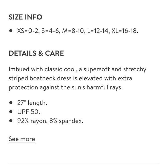 MOTT50 SPF Swim Cover-Up Dress Nautical Boat XS - Picture 6 of 9